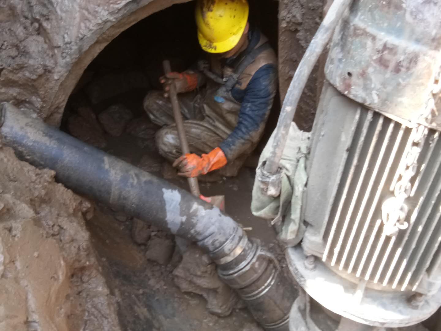 枫木镇管道清淤